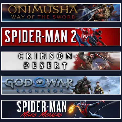 Onimusha +Spider 2+Crimson +RAGN. +Miles